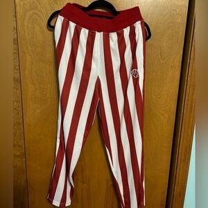 Taylor Indiana University IU Candy Stripe Tearaway Basketball Pants